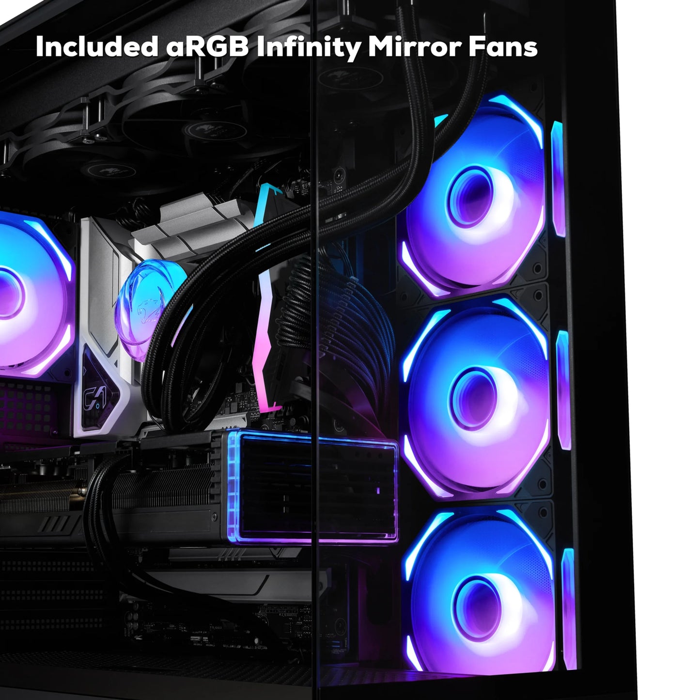 Element Pro Black Gaming PC Desktop Computer Intel I9 14900KF, NVIDIA Geforce RTX 5070 12GB, 32GB RAM, 2TB SSD, Windows 11 EPBI9N5701 (Get Battlefield 6 with Purchase - See Instructions)