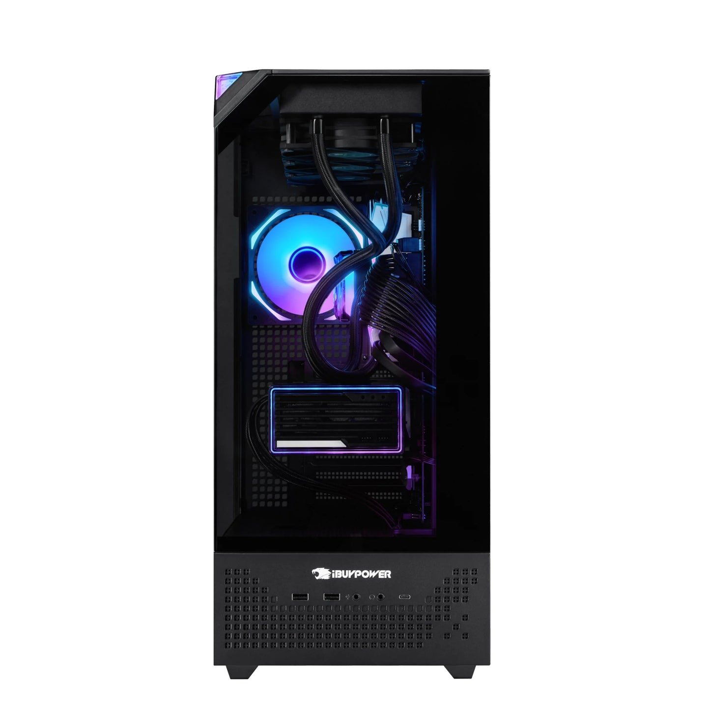 Element Pro Black Gaming PC Desktop Computer Intel I9 14900KF, NVIDIA Geforce RTX 5070 12GB, 32GB RAM, 2TB SSD, Windows 11 EPBI9N5701 (Get Battlefield 6 with Purchase - See Instructions)